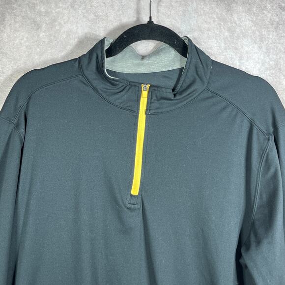 Chubbies Momentum Quarter Zip Pullover Mens Medium‎ Black Long Sleeve Athleisure - Picture 2 of 9
